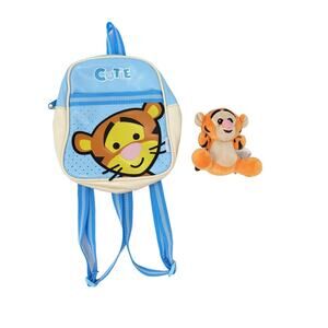 Disney Cutie Tigger Backpack‎ & Stuffed Animal Toy Winnie The Pooh